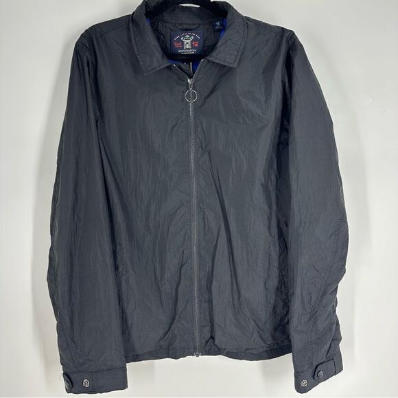 SCOTCH & SODA Men’s Black Full Zip Lightweight Jacket Sz XL - Picture 1 of 11